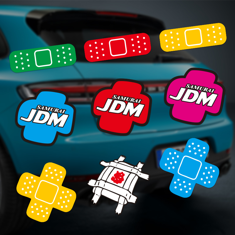 jdm反光个性创意改装车贴纸