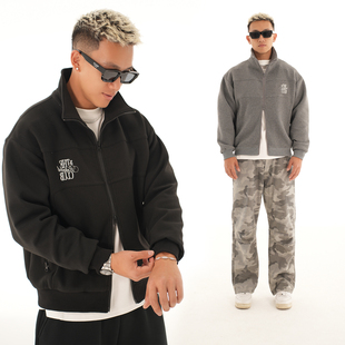 街头休闲宽松上衣 男装 OOTC「果岭」蓄热米舒绒夹克外套冬季 新款