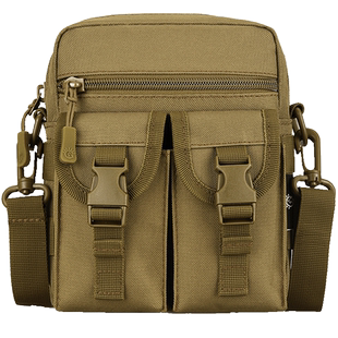 守护者男士单肩包战术男休闲包多用收纳弹弓帆布手机小斜挎包包