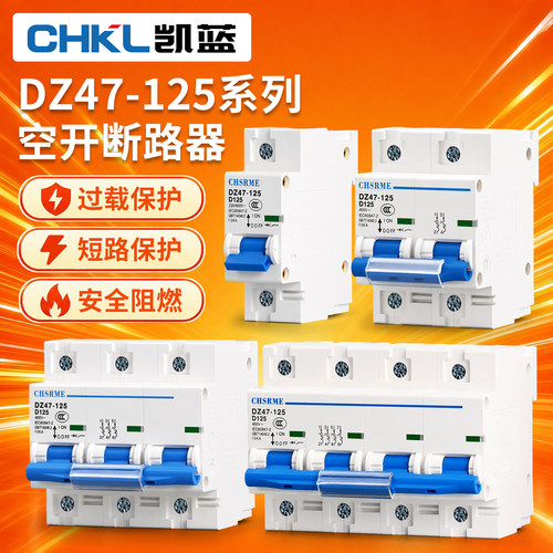 DZ47-125家用空气开关100A/125A