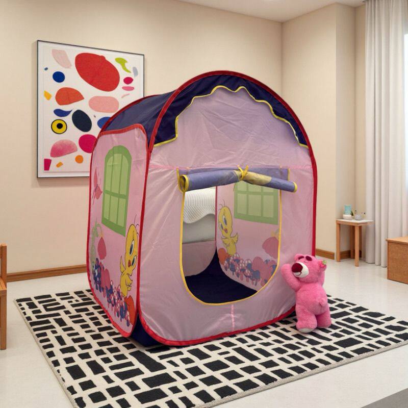 儿童帐篷户外宝宝过家家室内安装可折叠女孩游戏男孩玩具小屋家庭
