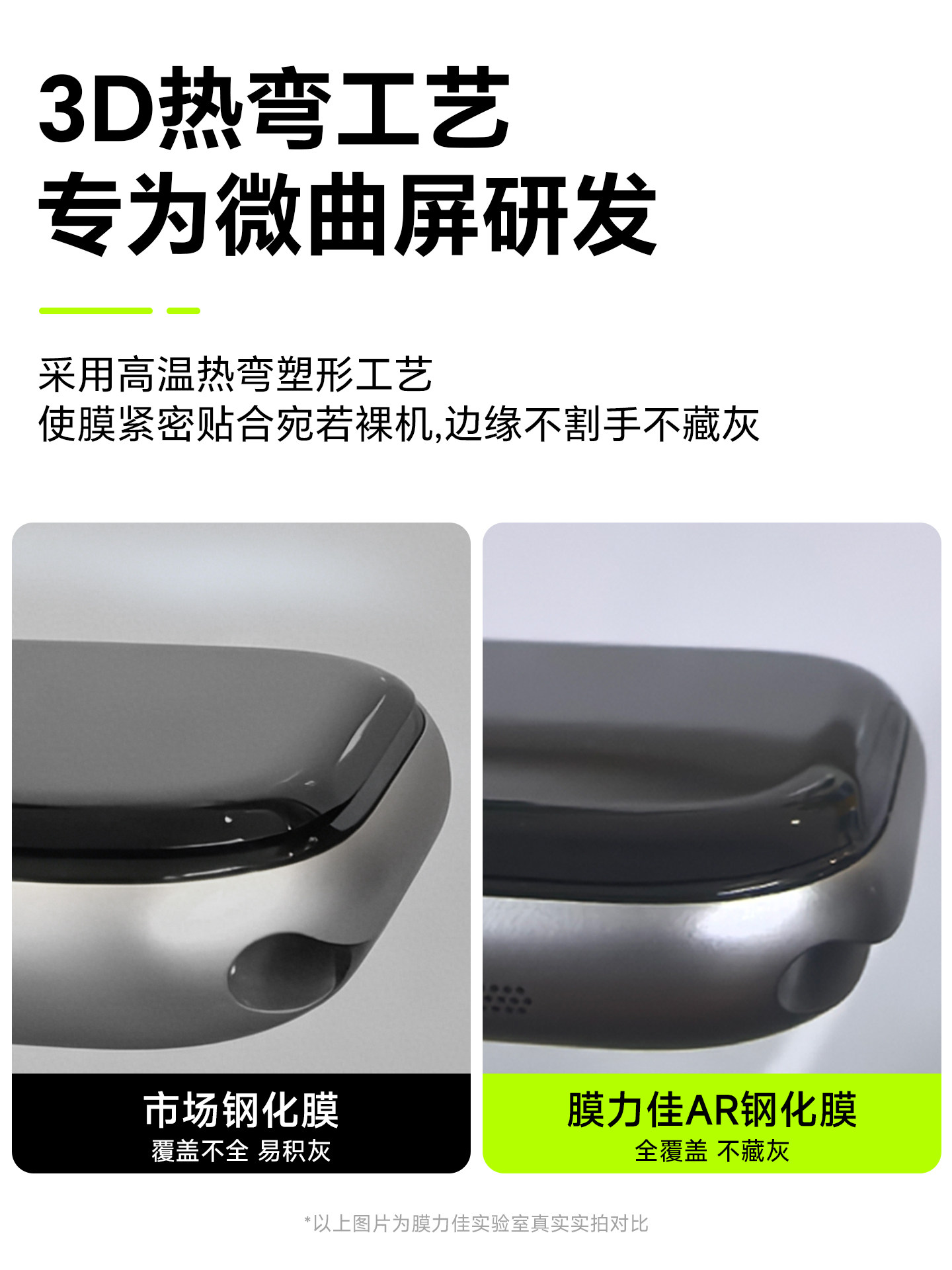 Apple Watch üçün ekran qoruyucusu, 3D temperli şüşə