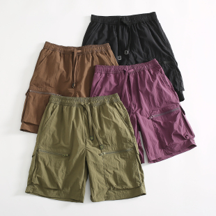 男士 夏季 运动休闲工装 短裤 户外机能风 五分裤 凉感冰氧黑科技