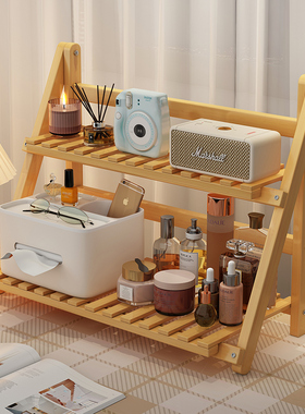 简易书架桌面置物架多层收纳架室内办公桌上整理架子飘窗台储物架