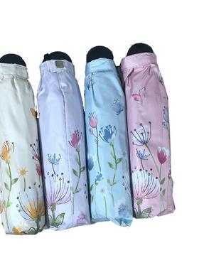 2019款天堂伞女折叠遮阳防晒防紫外线33691小清新33581E蝶绕芳从