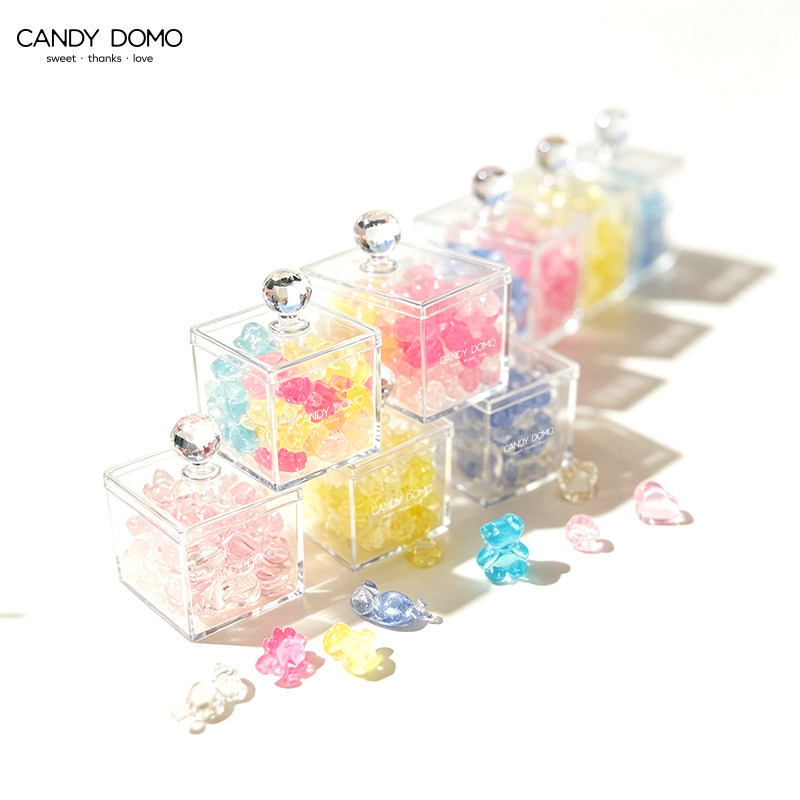 CANDYDOMO手工创意高颜值水果味硬糖可爱糖果儿童生日节日送礼