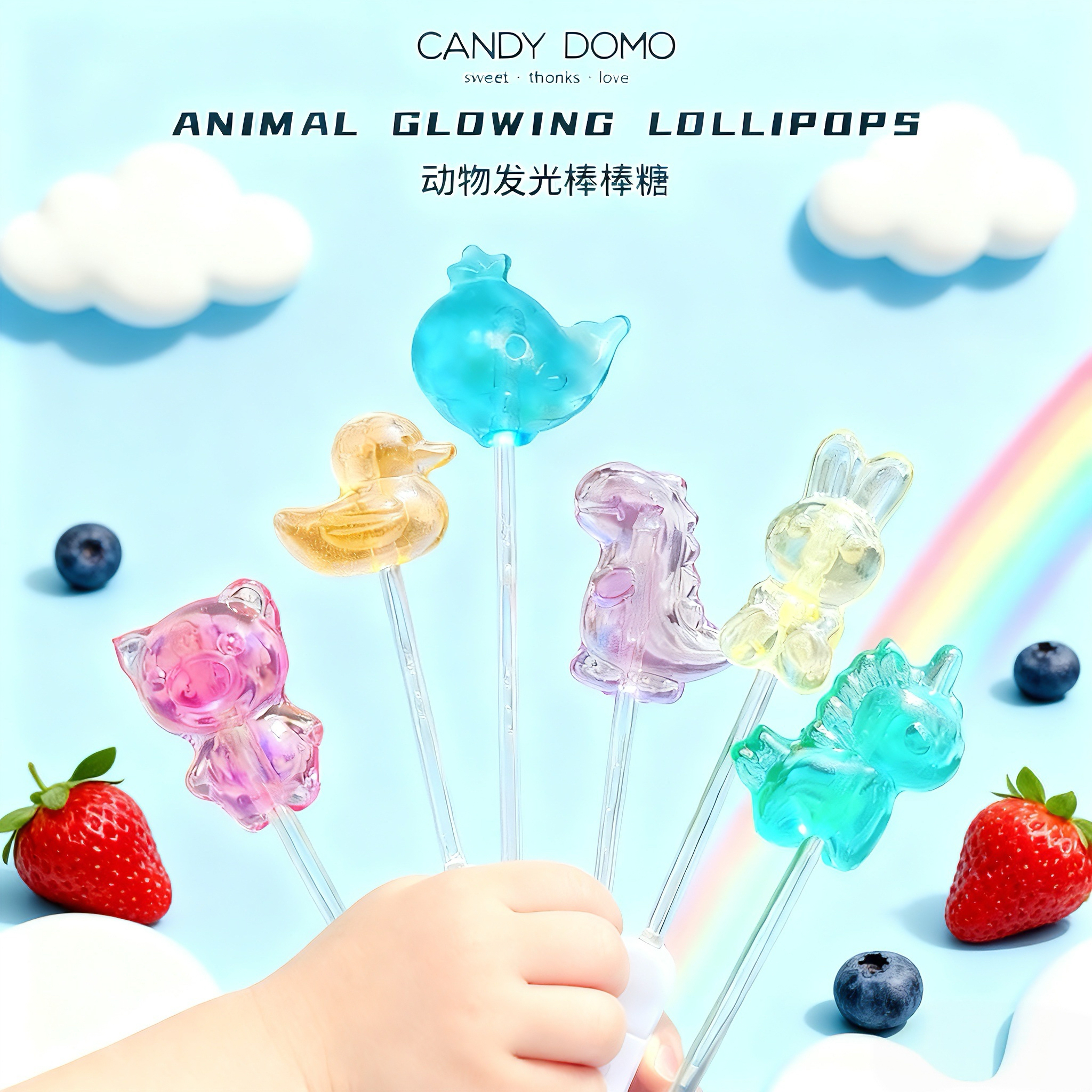 candydomo0糖0脂发光棒棒棒棒糖