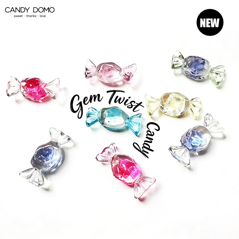 CANDYDOMO创意手工石头宝石扭扭糖水果味儿童糖果零食节日礼物