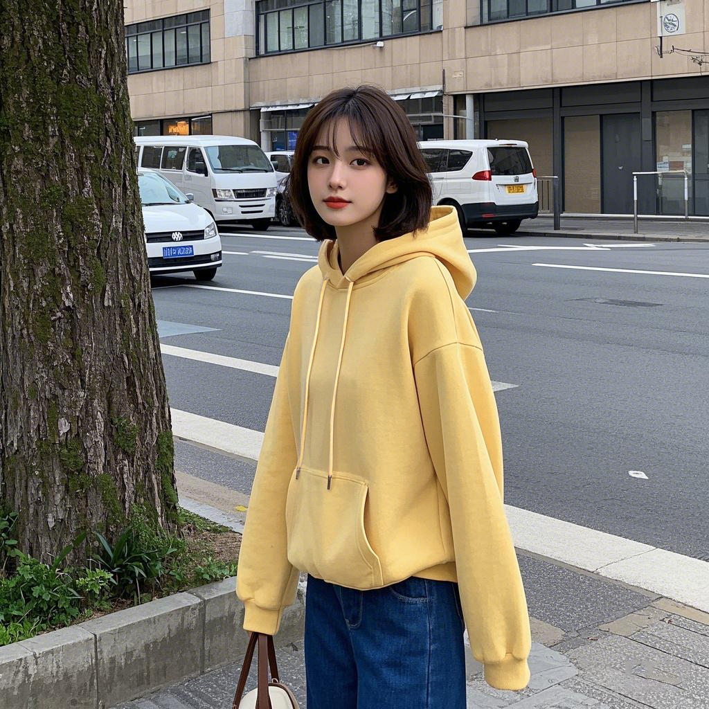 纯棉连帽卫衣女春秋季2025新款