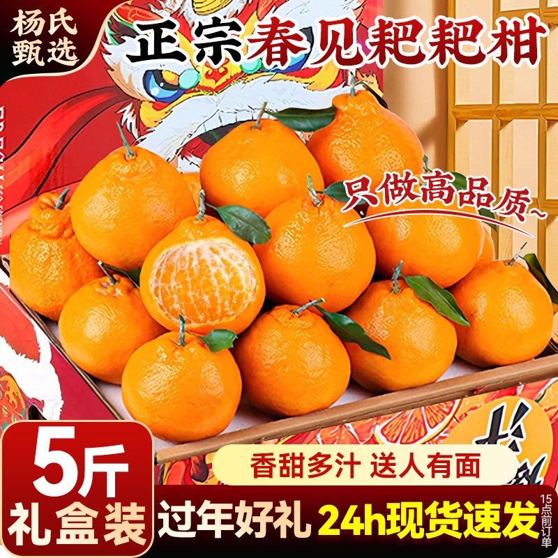 顺丰礼盒春见耙耙柑正宗四川5斤新鲜水果当季丑粑粑八怪橘子整箱,水产肉类/新鲜蔬果/熟食,桔子,淘宝优惠券,粉丝福利购,淘宝优惠卷