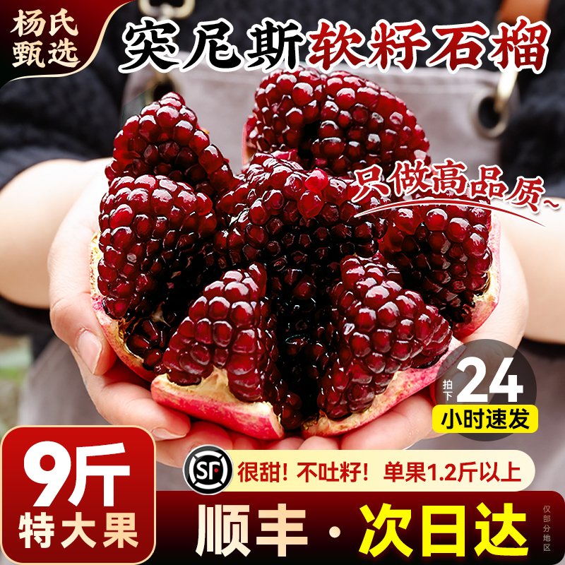 顺丰秒发！突尼斯软籽石榴