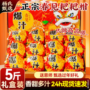 【赠恩师】顺丰礼盒春见耙耙柑正宗四川5斤新鲜水果当季橘子整箱