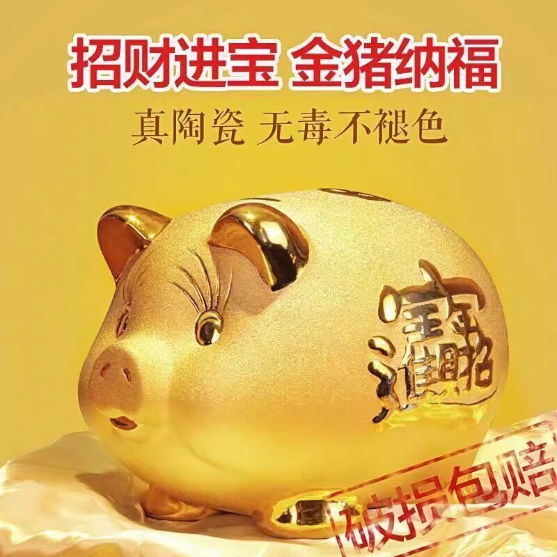 存钱罐2026年新款只进不出金猪罐