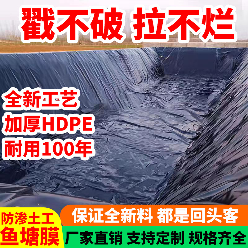 鱼塘防渗膜蓄水池防水布