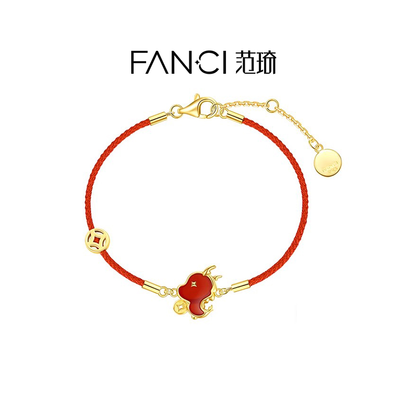 fanci龙手链范琦925银