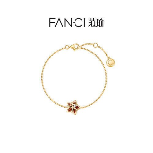 Fanci范琦幸运星手链祈愿红原创设计红绳送女友闺蜜礼物