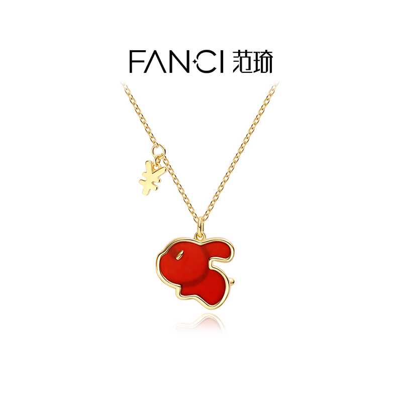 Fanci范琦生肖兔项链小众时尚