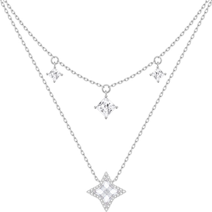 Fanci范琦银饰 【光芒系列】光芒双层项链女款锁骨链时尚轻奢小众