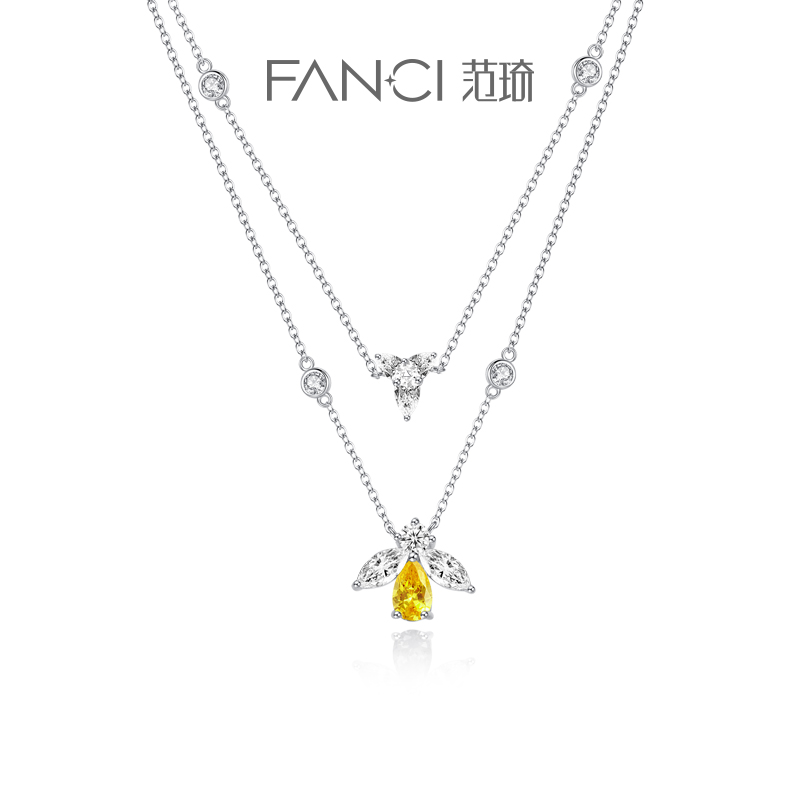 Fanci范琦925银女时尚小众项链