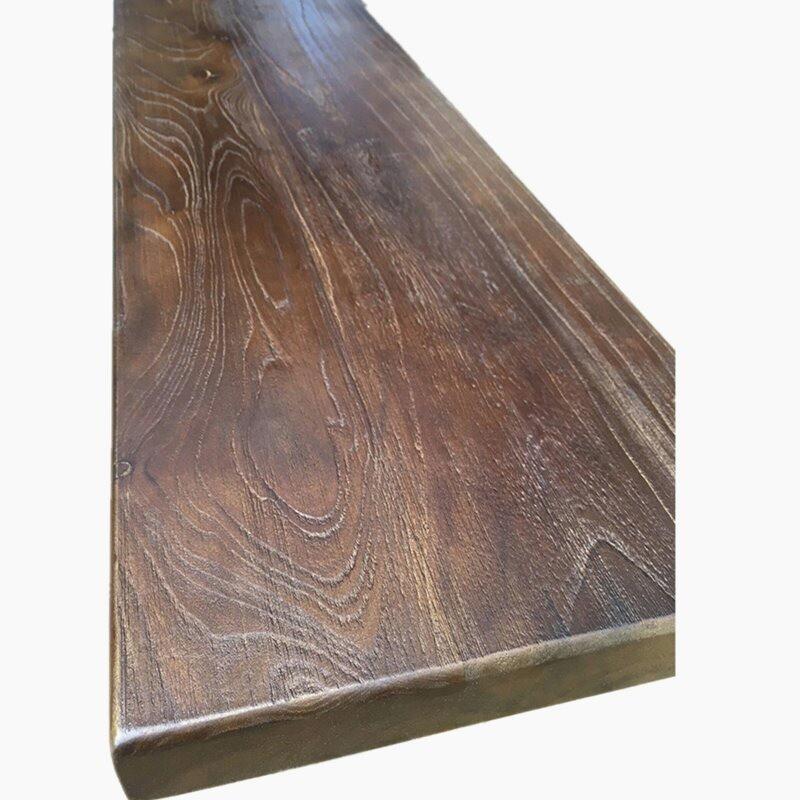 实木茶几老榆木板吧台面板定制整张松木板餐桌写字台桌面板原木