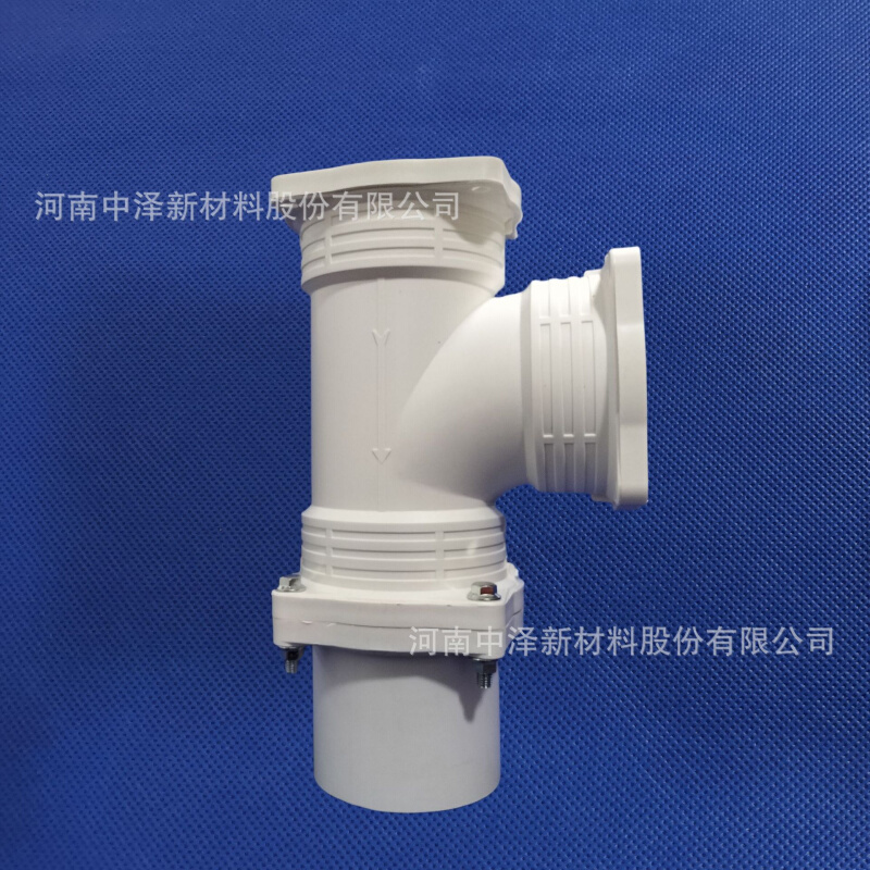 陕西frpp增强聚丙烯管排水管生产厂家 FRPP顺水三通dn150