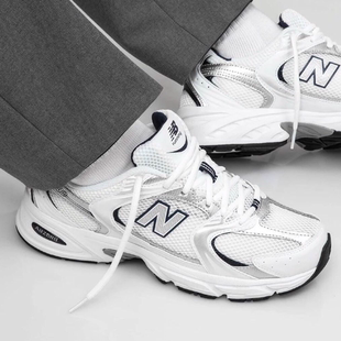 New Balance NB 530 织物合成革耐磨 低帮跑步鞋 男女同款MR530SG