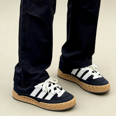 Adidas阿迪达斯 originals Adimatic 黑色 防滑耐磨 低帮 板鞋