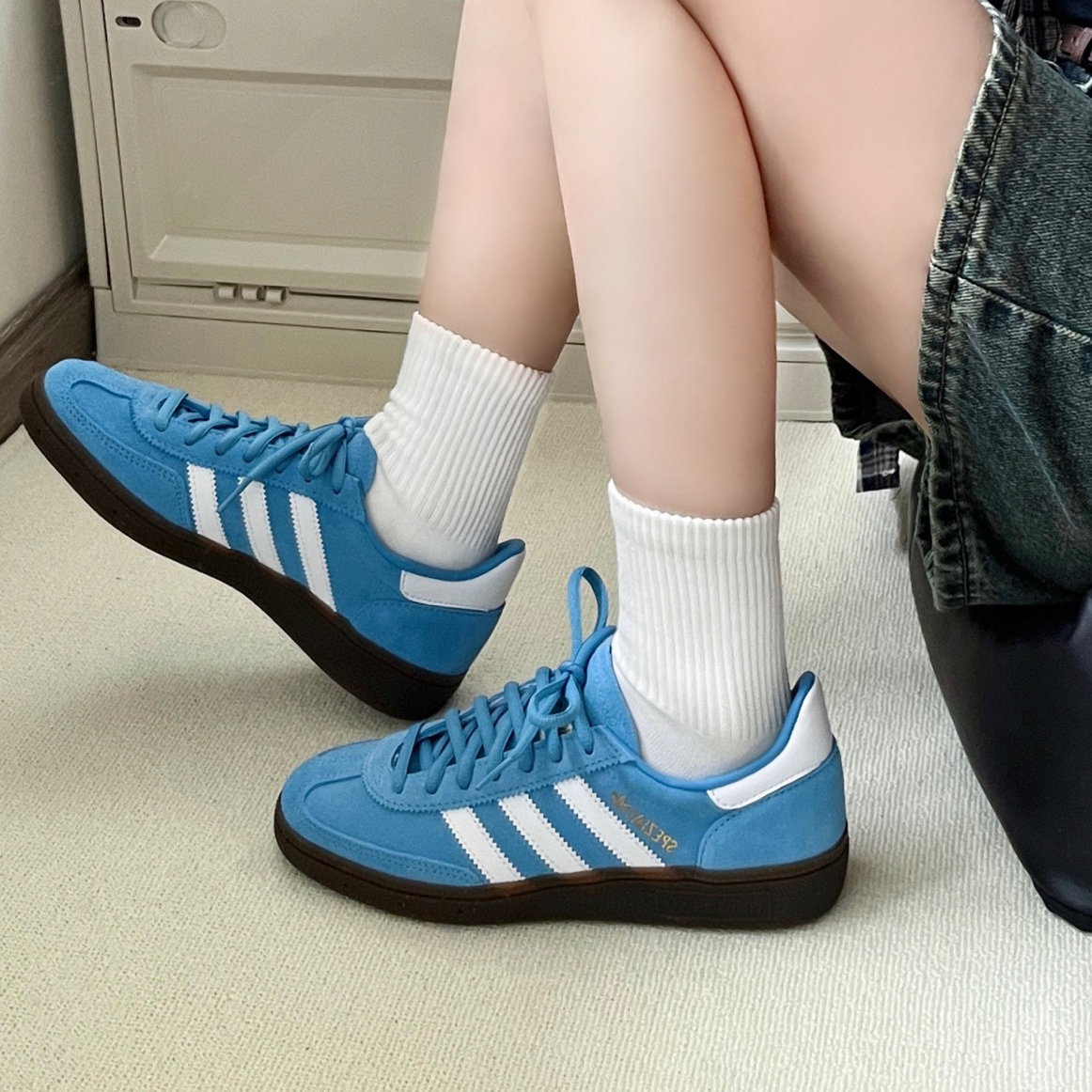 Adidas阿迪达斯originals HANDBALL SPEZIAL 耐磨低帮板鞋男女款