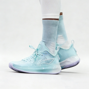 LiNing李宁 利刃3 V2 耐磨透气 低帮 篮球鞋 男女同款 ABAT057-2