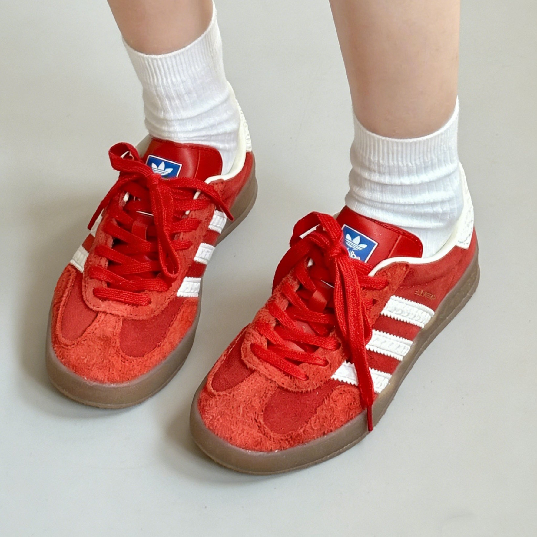Adidas阿迪达斯 originals Gazelle indoor 减震耐磨低帮板鞋女款,运动鞋new,板鞋,淘宝优惠券,粉丝福利购,淘宝优惠卷