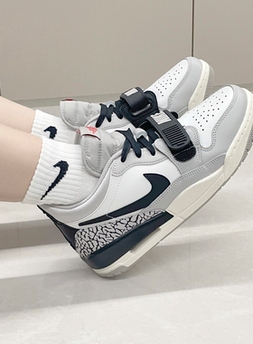Air Jordan Legacy AJ312 GS白灰芝加哥低帮复古篮球鞋CD9054-101