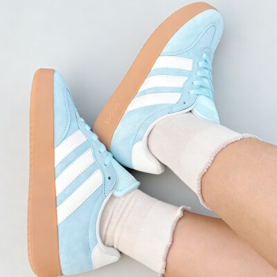 Adidas阿迪达斯 BARREDA 绿白 防滑耐磨 低帮 板鞋 男女款JQ4238