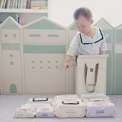 加厚珍珠纹韩国进口婴儿童湿巾