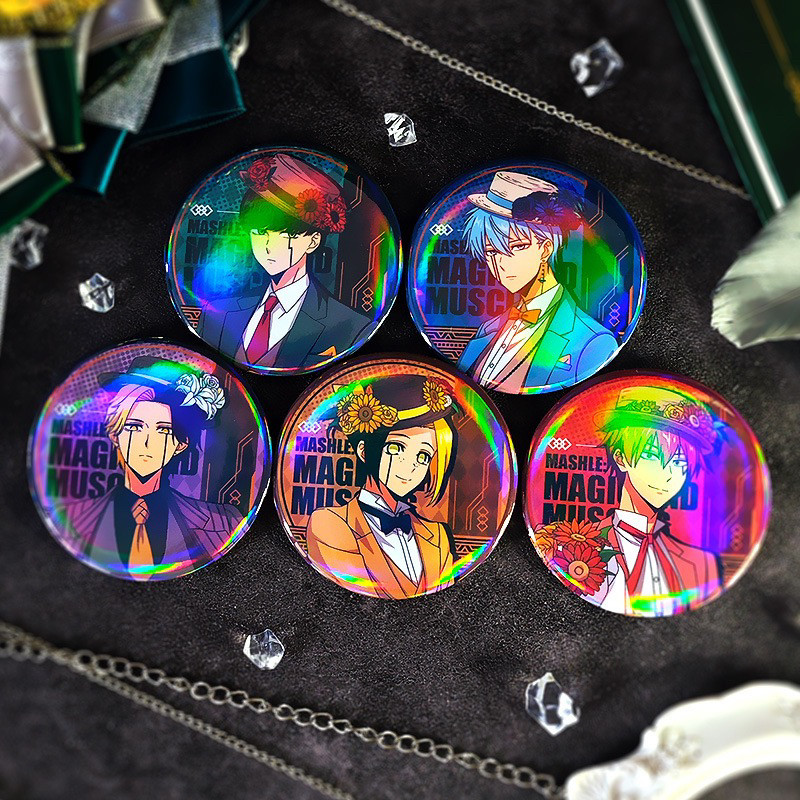 物理魔法使马修动漫同人周边兰斯多特芬日谷底素面镭射徽章吧唧