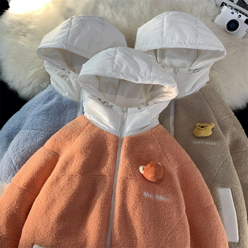 1005-2-LMF043-P145数据款！现货！秋季港风男女情侣棉服外套,男装棉衣,星座1005-2
