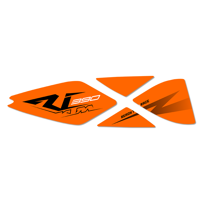 适用于24款KTM RC390后摇臂拉花车身贴纸贴画保护贴膜改装件配件