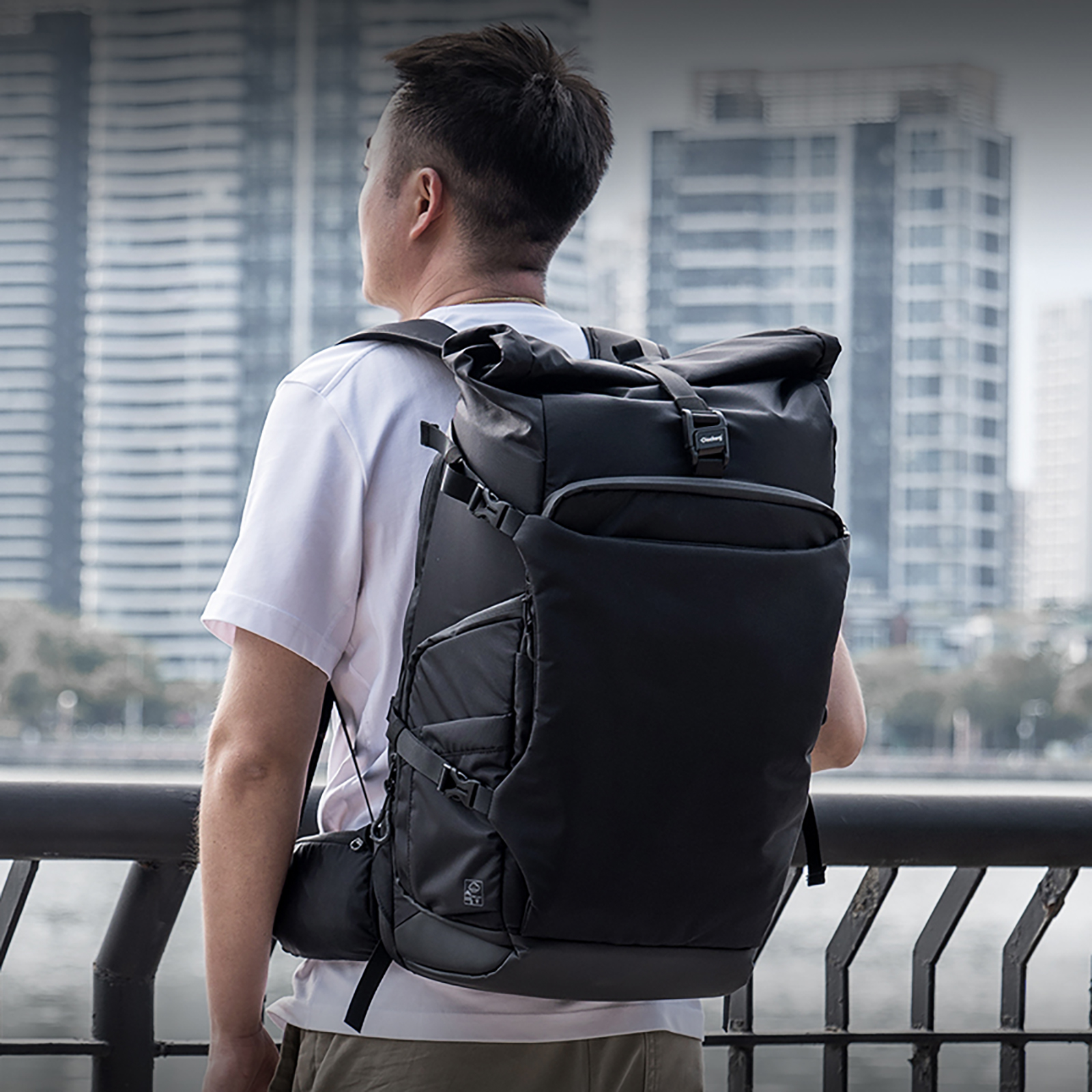 Dise点摄漫途扩容双肩专业摄影包