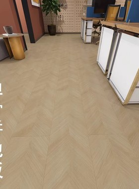 鱼骨拼地板家用碳素覆合耐磨防水个性覆古拼花灰色欧式人字拼环保