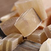 纯天然披毛犀鱼子纹牛角清晰高端牛角正品 收藏牛羊角原料工艺品