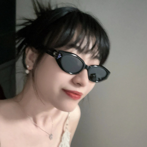 GM复古猫眼墨镜女高级感时尚防紫外线2026新款网红DADA太阳眼镜男