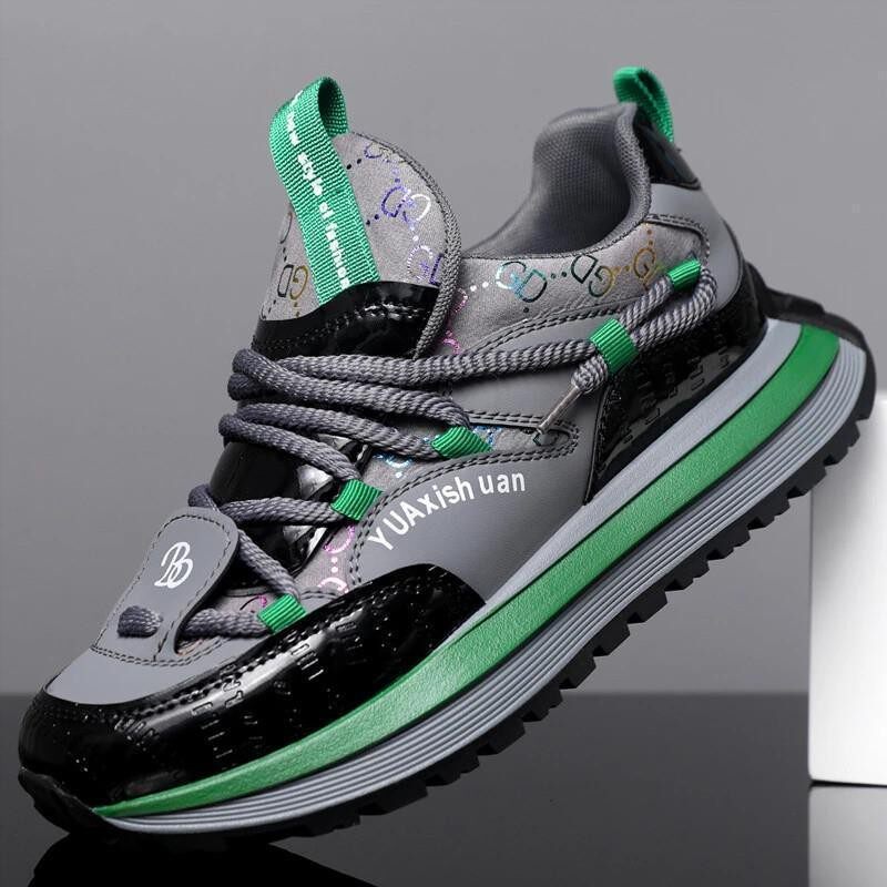 淇蔓严选小铺鞋子男款秋冬厚底运动潮鞋高级感v痞帅q网鞋小众老爹