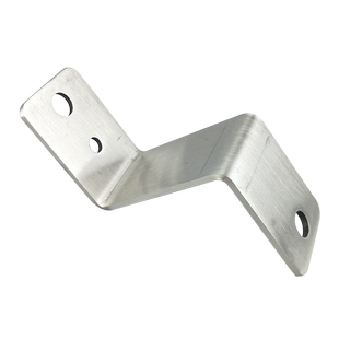 201不锈钢Z字型支架梯形角码橱柜固定连接件加长90度带孔配件加厚