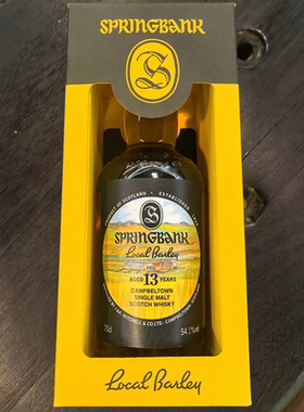 Springbank云顶13年大麦第九版苏格兰单一麦芽威士忌700ml洋酒