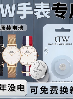 适用于DW手表电池丹尼尔惠灵顿原装女士SR621SW电子男石英表364更换专用纽扣小颗粒通用进口配件用品