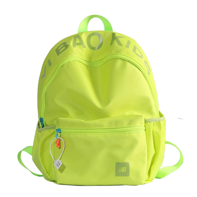 滨斯熊儿童书包新品荧光绿可爱学生书包双肩包休闲逛街背包新品