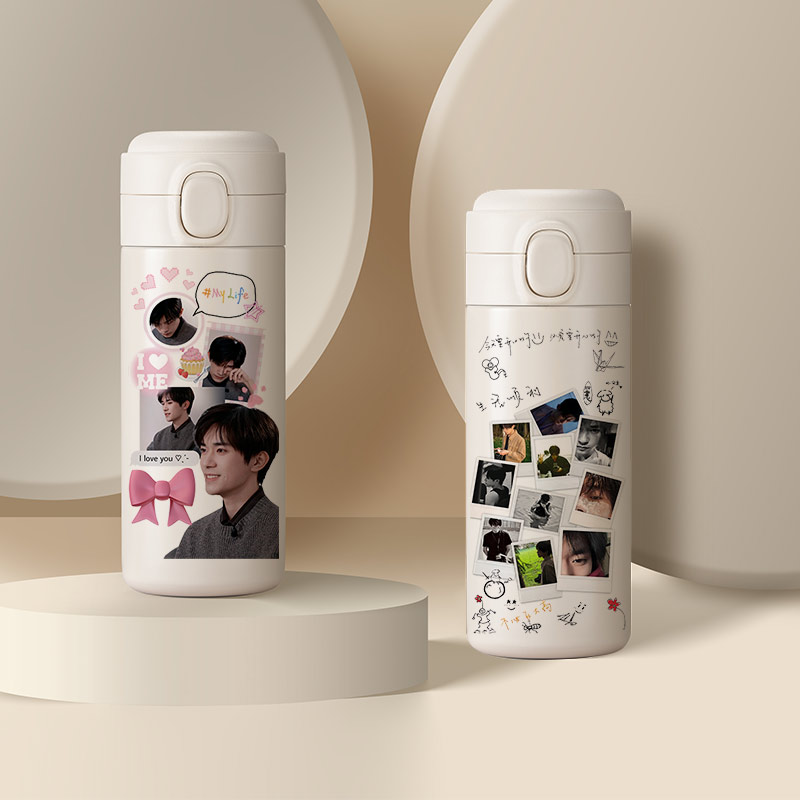 易烊千玺周边316保温杯便携