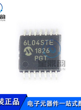全新原装 MCP6L04T-E/ST 丝印6L04STE 微控制器单片机 TSSOP14