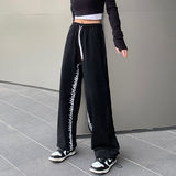 2023年高街宽松运动hiphop裤子潮ins字母休闲长裤K2078-P38女类，女装休闲裤，电商B245A