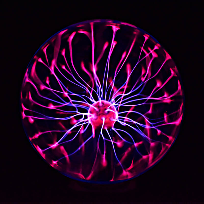 静电离子球静电球辉光球等离子球触摸闪电球静电水晶球魔法感应球