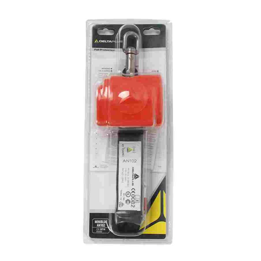 代尔塔505102 AN102收缩式速差防坠器 高空速差器展开长度2.5米